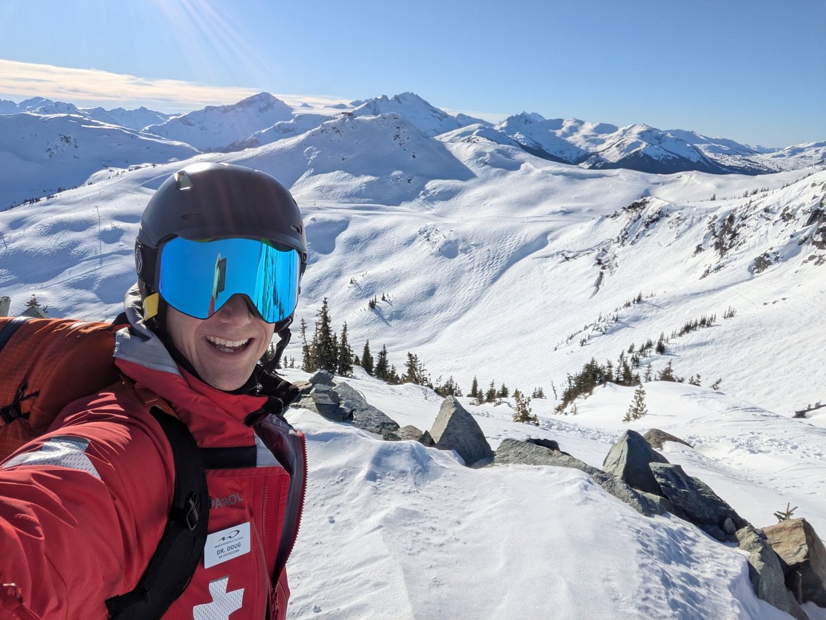 Doug Ski Patrol at Whistler